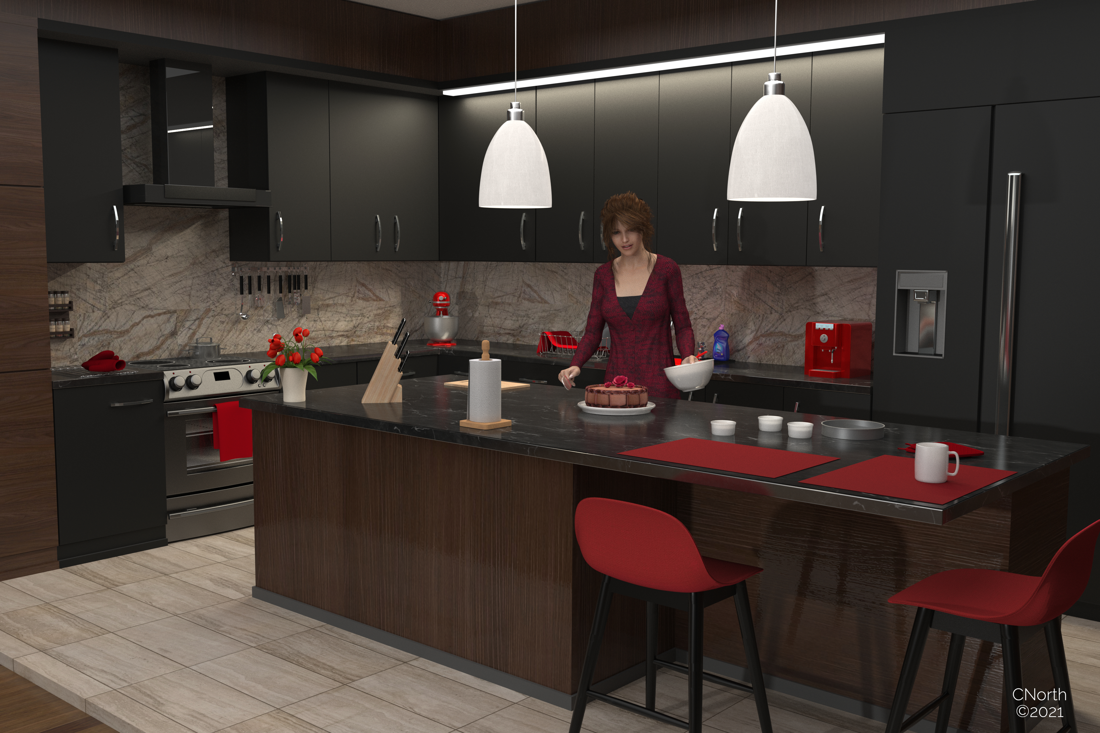 Modern apartment series - kitchen